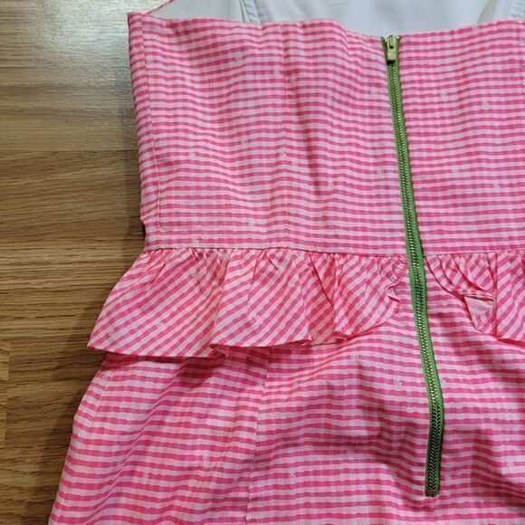 Lilly Pulitzer Fiesta Gingham Dress 2 - Picture 6 of 8